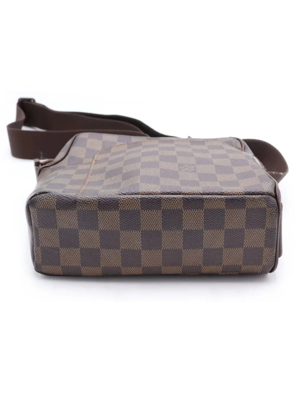 Louis Vuitton Damier Ebene Olaf PM Shoulder Bag Brown